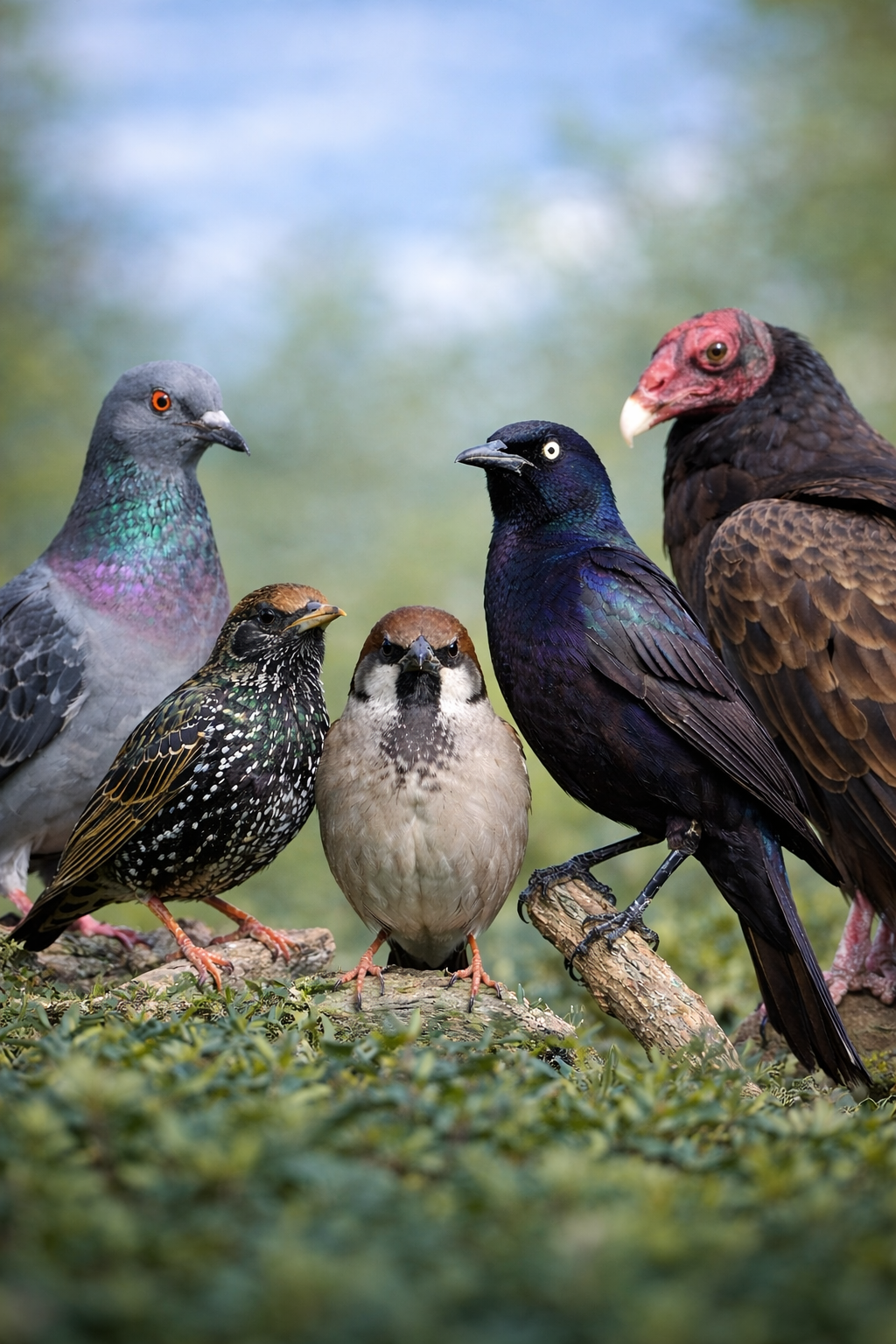 group of birds Comprehensive Bird Control Diagnosis