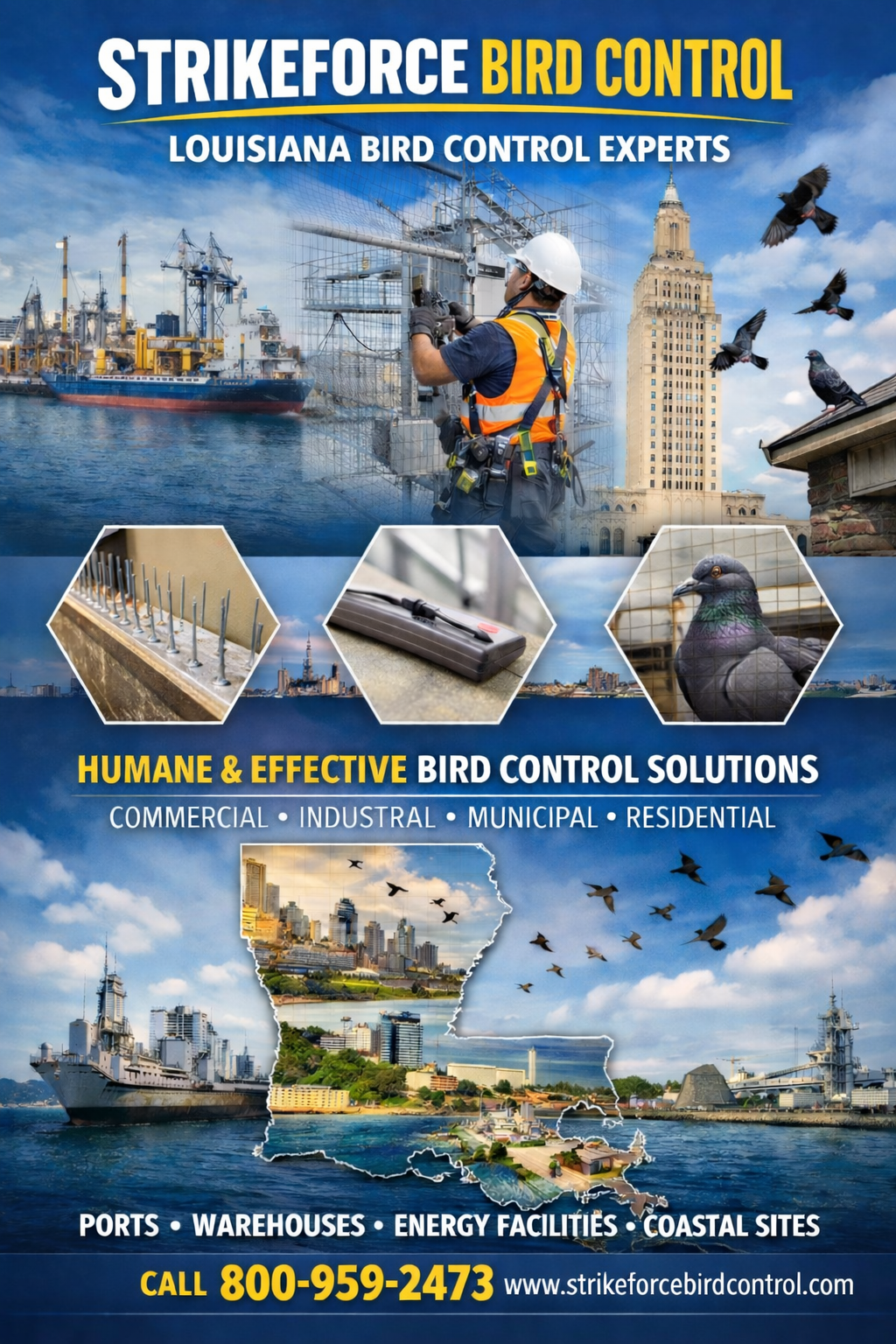 louisiana Comprehensive Bird Control Diagnosis